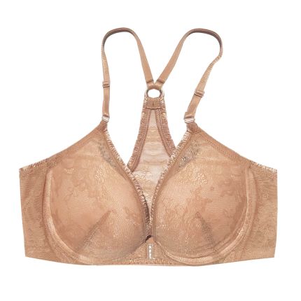 maddie lacy front clasp crossback padded bra