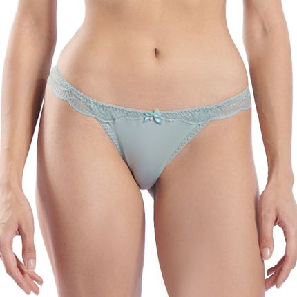 valerie scallop trimmed lace thong
