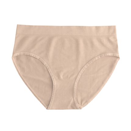 shades of nude low rise knitted panty