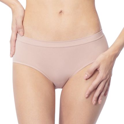 full coverage mid rise knitted boyleg panty