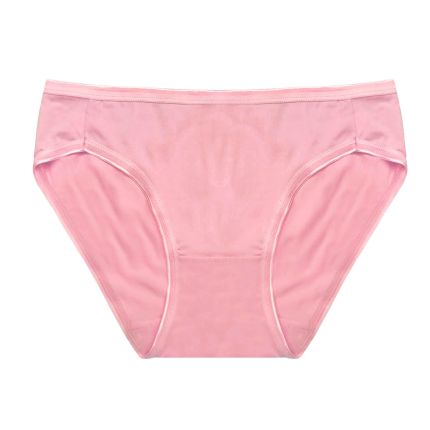 pastel microfiber mid waist bikini panty