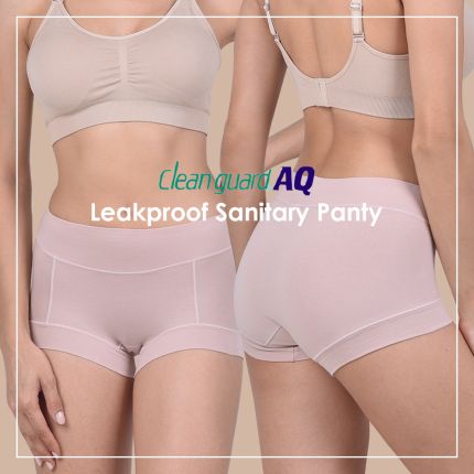 leak proof clean guard sanitary panty - daytime period panties - mid-rise