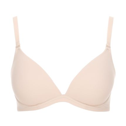 judy padded deep v wireless bra