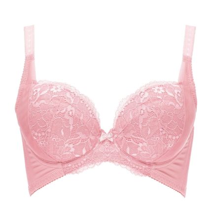 carina 360 contour demi bra - pink
