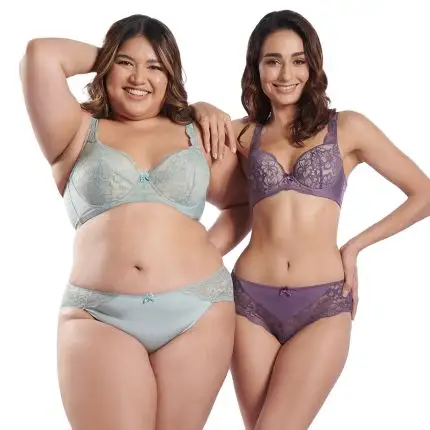 valerie floral lacey wired demi bra