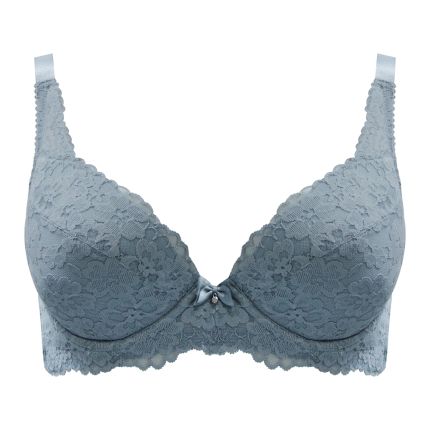 VERA FLORAL LACEY DEMI CUP BRA