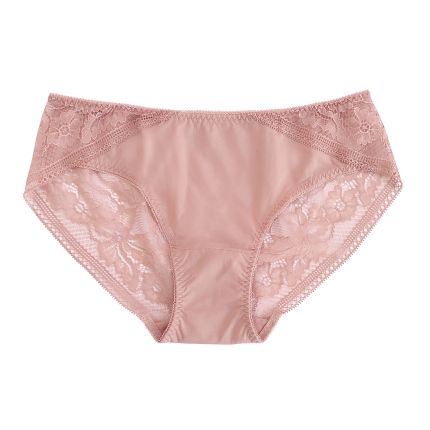 symmetrical lace sheer bikini panty