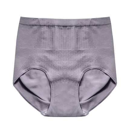 symmetric embossed knitted boyleg panty