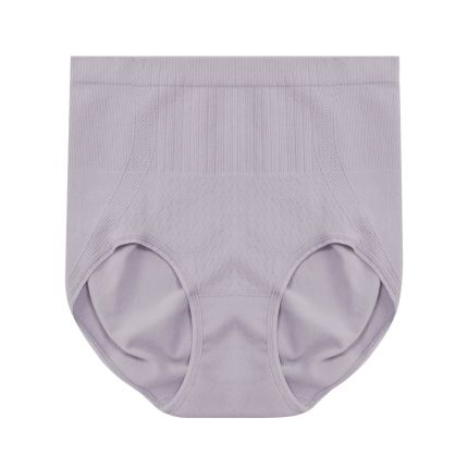 symmetric embossed knitted boyleg panty