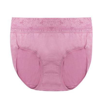 modal lace trimmed boyshort panty