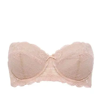 ARIBA STRAPLESS LACE BRA PLUS - CURVES