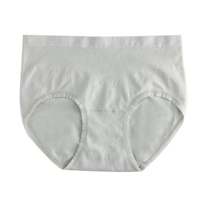 floral embossed knitted boyleg panty