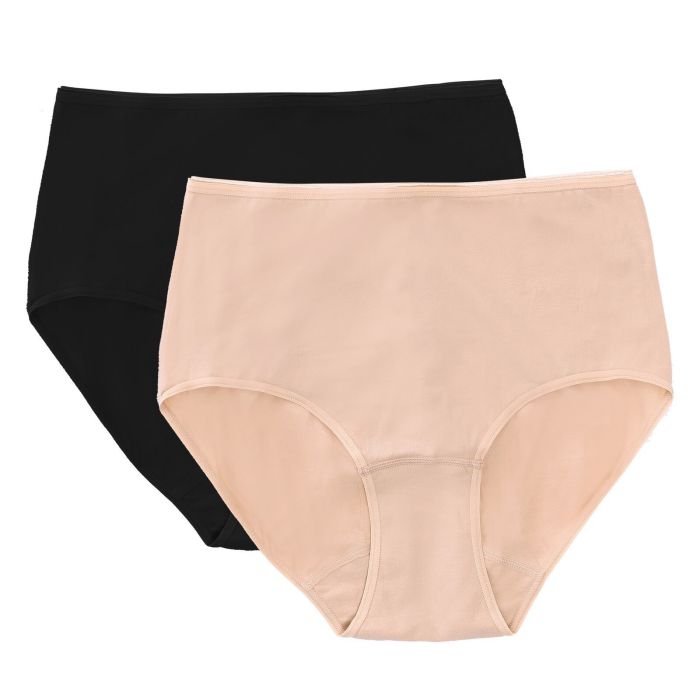 cotton spandex maxi panty (pack of 2)