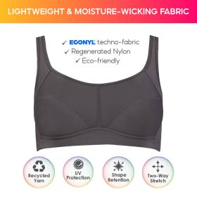 all in x-active sports bra - violet