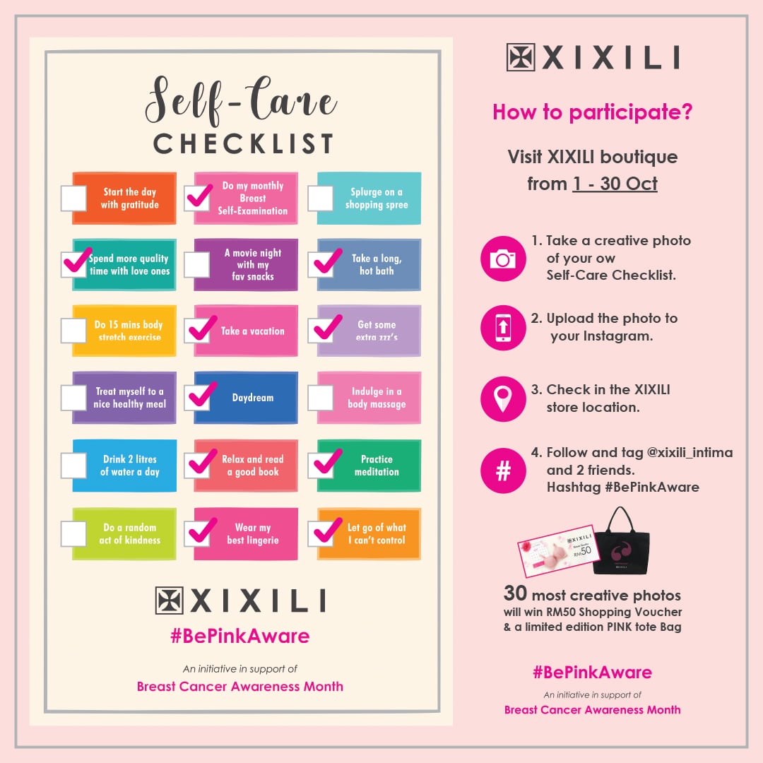 self care checklist self care checklist